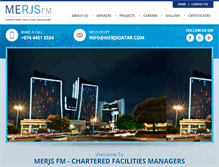 Tablet Screenshot of merjs-qatar.com